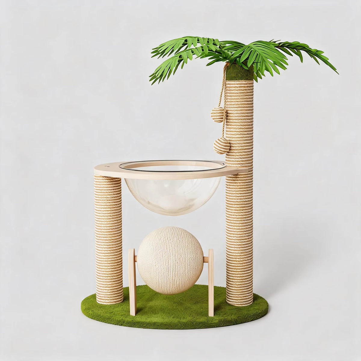 Palmera · Rascador para Gato con Cápsula Espacial