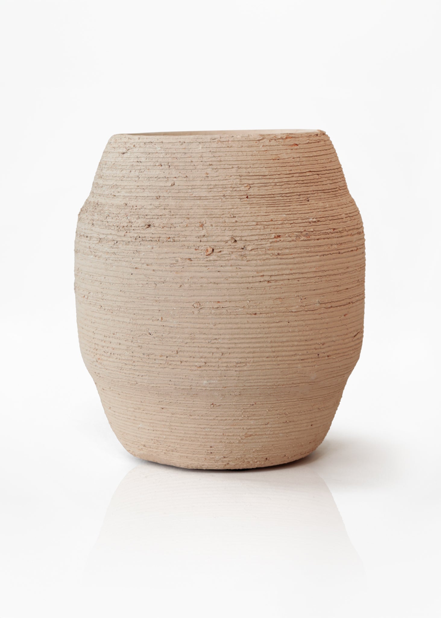 Maceta artesanal rústica